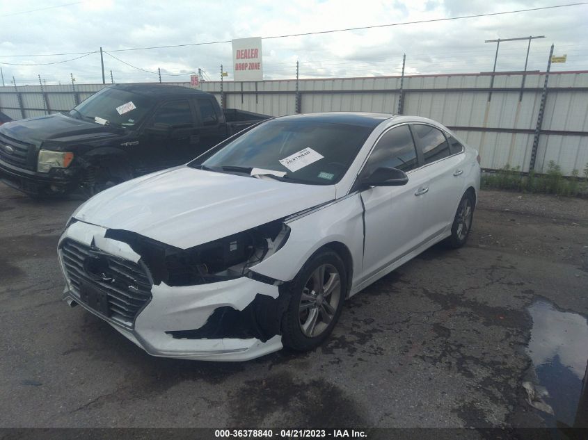 2018 HYUNDAI SONATA SEL - 5NPE34AF2JH628380