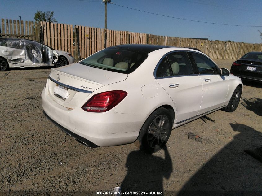2016 MERCEDES-BENZ C-CLASS C 300 - 55SWF4KB4GU146247