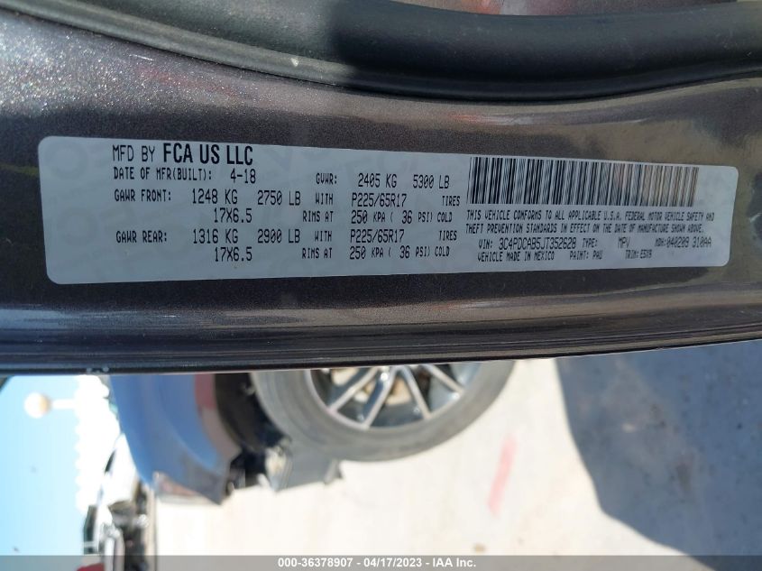 2018 DODGE JOURNEY SE - 3C4PDCAB5JT352628