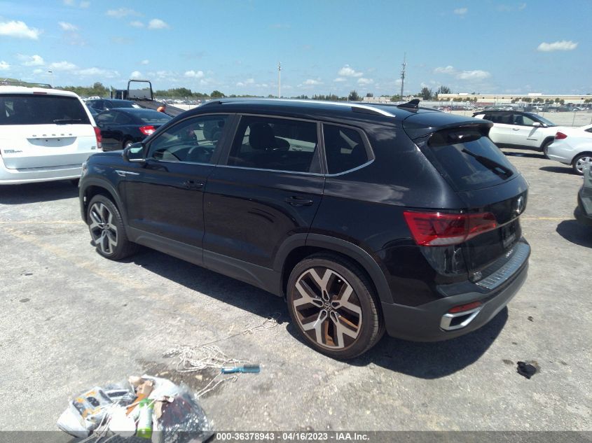 2022 VOLKSWAGEN TAOS SEL - 3VV2X7B22NM018470
