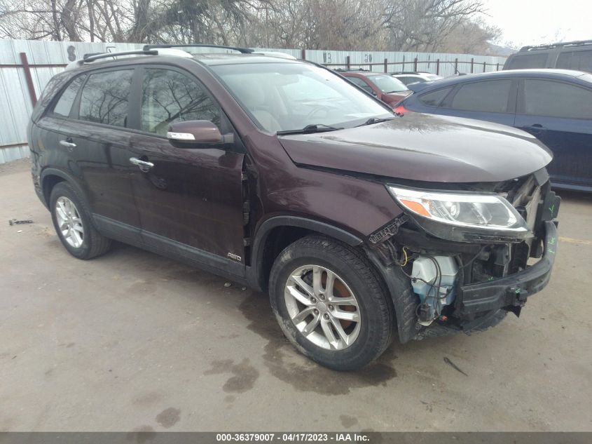 2015 KIA SORENTO LX - 5XYKTCA60FG615347