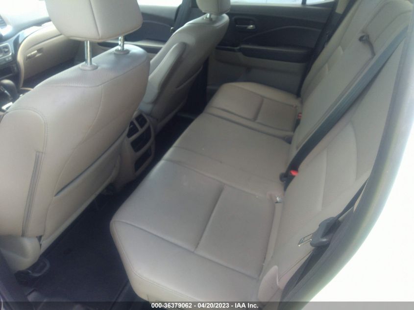 2019 HONDA RIDGELINE RTL-E - 5FPYK3F75KB028696
