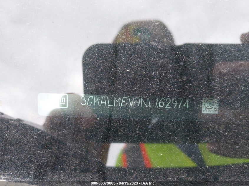 VIN 3GKALMEV9NL162974 2022 GMC TERRAIN SLE