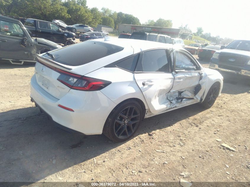 2022 HONDA CIVIC HATCHBACK SPORT - 19XFL2H81NE020490