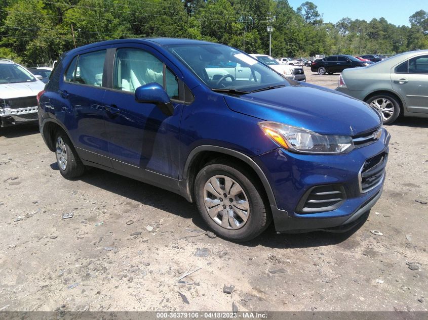 2017 CHEVROLET TRAX LS - 3GNCJKSB6HL160779