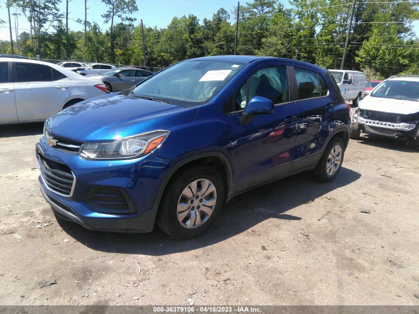 2017 CHEVROLET TRAX LS - 3GNCJKSB6HL160779