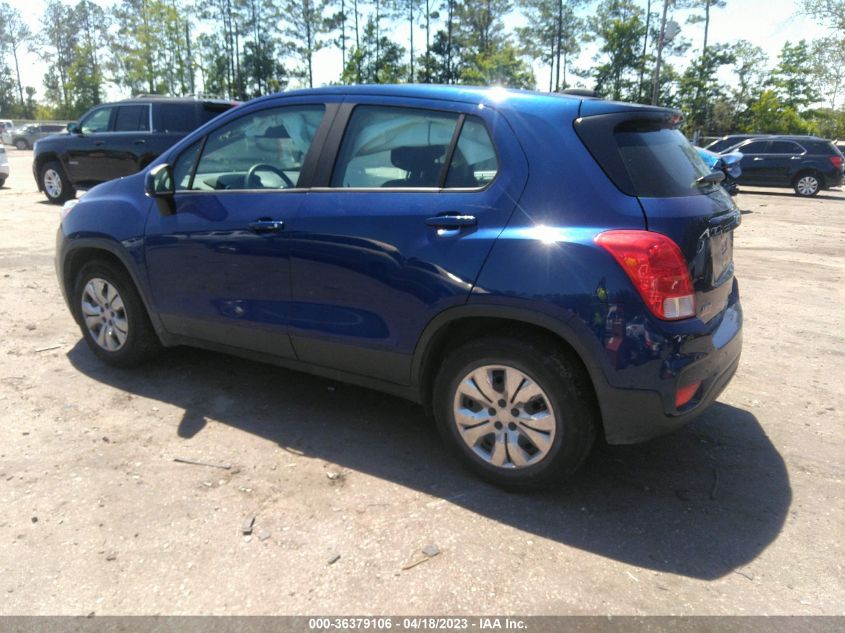 2017 CHEVROLET TRAX LS - 3GNCJKSB6HL160779