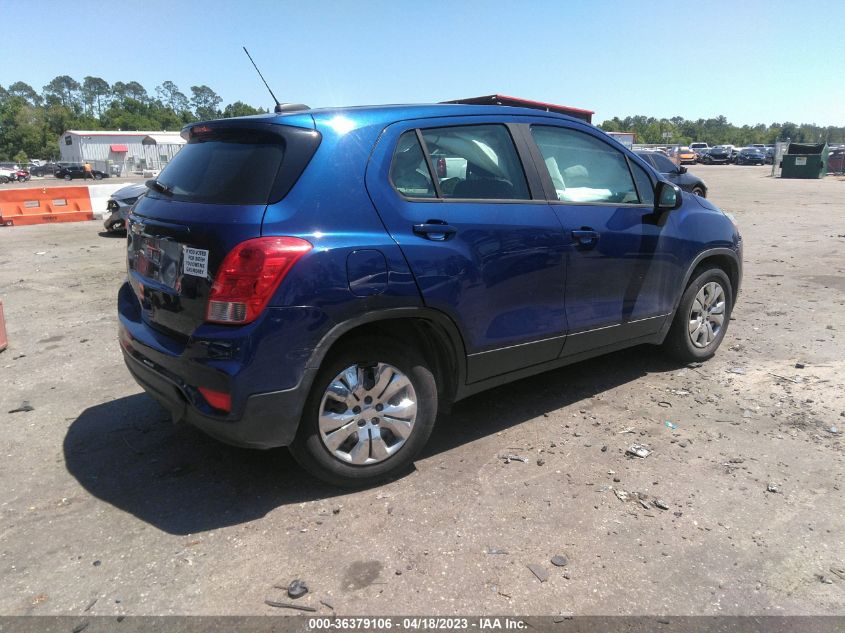 2017 CHEVROLET TRAX LS - 3GNCJKSB6HL160779