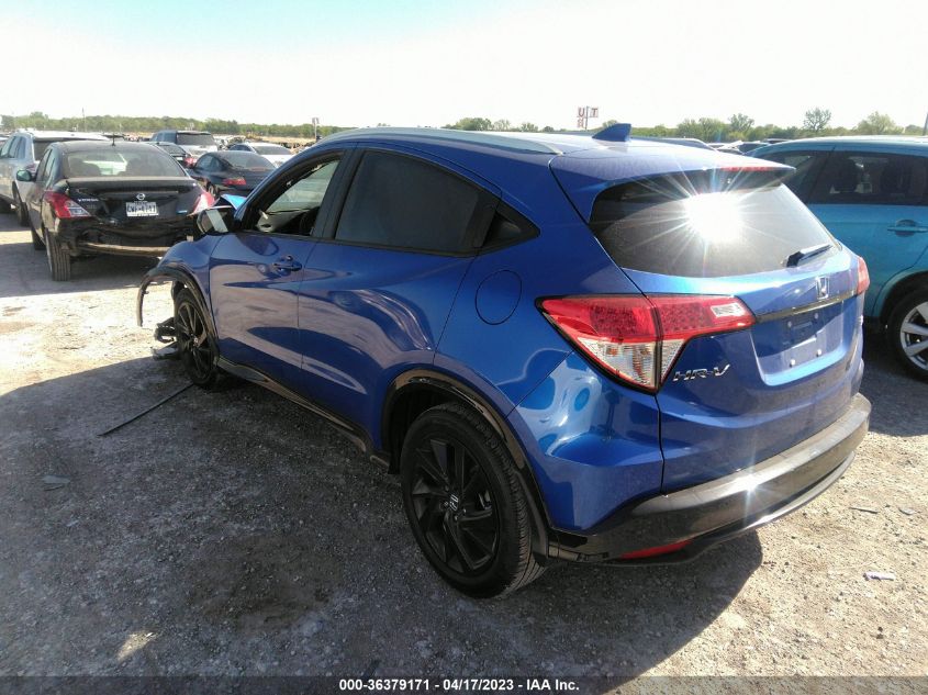 2022 HONDA HR-V SPORT - 3CZRU5H17NM742500