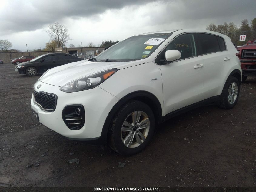 2017 KIA SPORTAGE LX - KNDPMCAC2H7112959