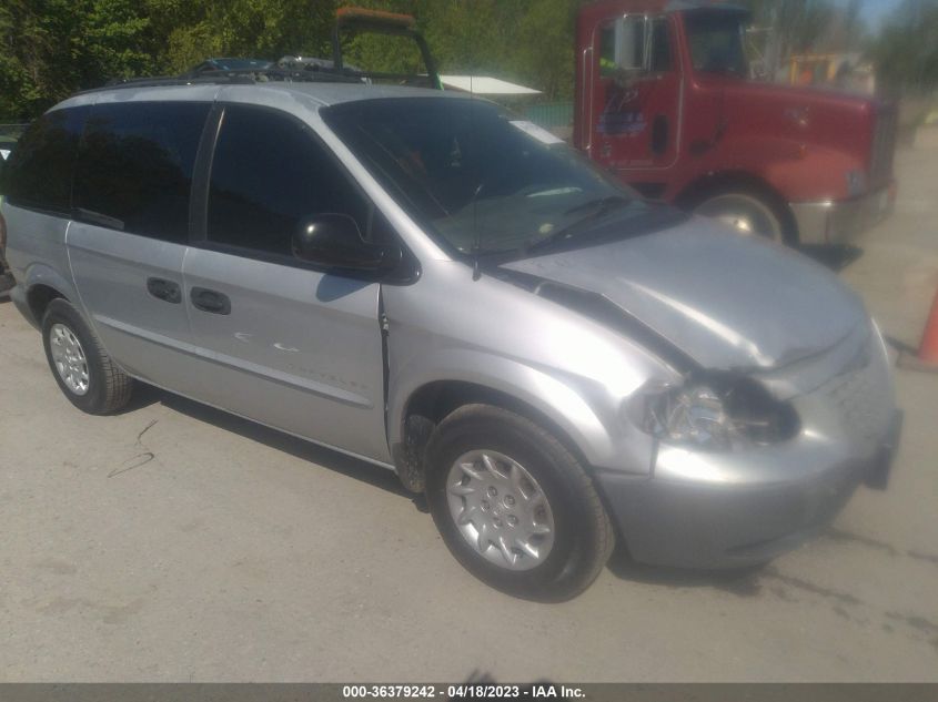 Lot #2520813751 2001 CHRYSLER VOYAGER salvage car