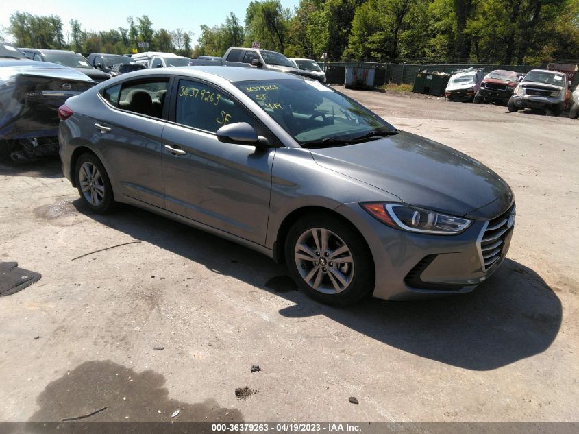 2018 HYUNDAI ELANTRA SEL - KMHD84LF1JU677257