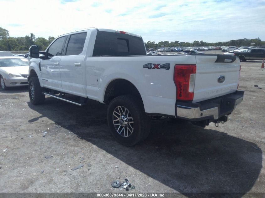 2017 FORD SUPER DUTY F-250 SRW LARIAT/PLATINUM - 1FT7W2BT0HED99670