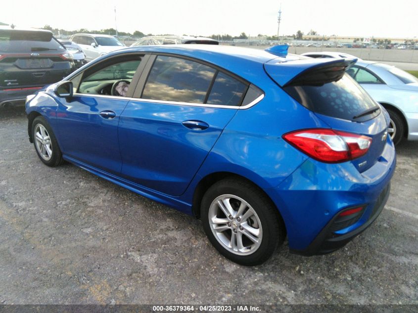 2018 CHEVROLET CRUZE LT - 3G1BE6SM9JS610592
