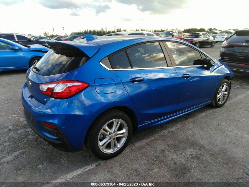 2018 CHEVROLET CRUZE LT - 3G1BE6SM9JS610592
