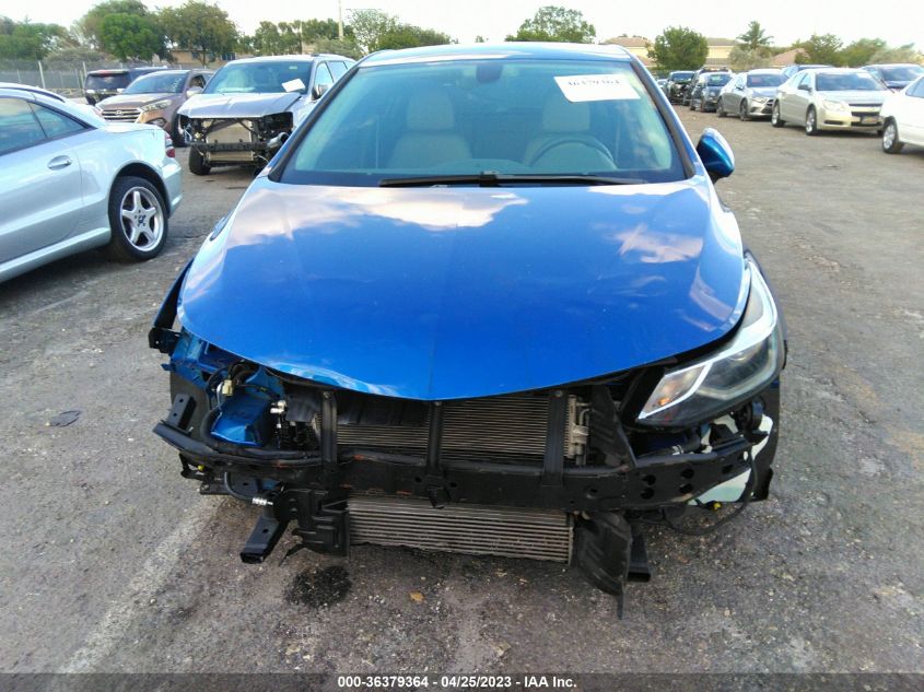 2018 CHEVROLET CRUZE LT - 3G1BE6SM9JS610592
