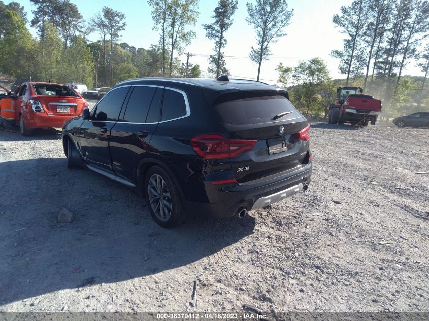 2019 BMW X3 SDRIVE30I - 5UXTR7C56KLF35582