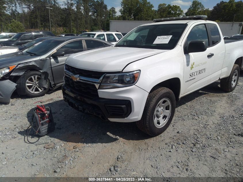2021 CHEVROLET COLORADO 2WD WORK TRUCK - 1GCHSBEA2M1293250