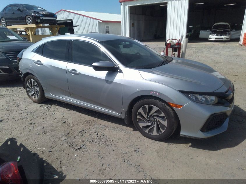 2018 HONDA CIVIC HATCHBACK LX - SHHFK7H21JU217237