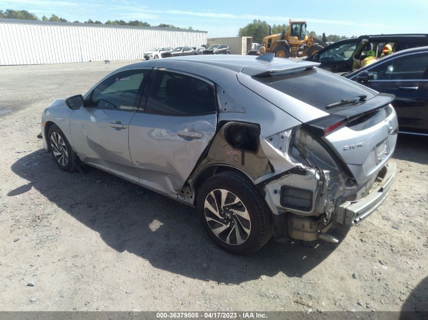 2018 HONDA CIVIC HATCHBACK LX - SHHFK7H21JU217237