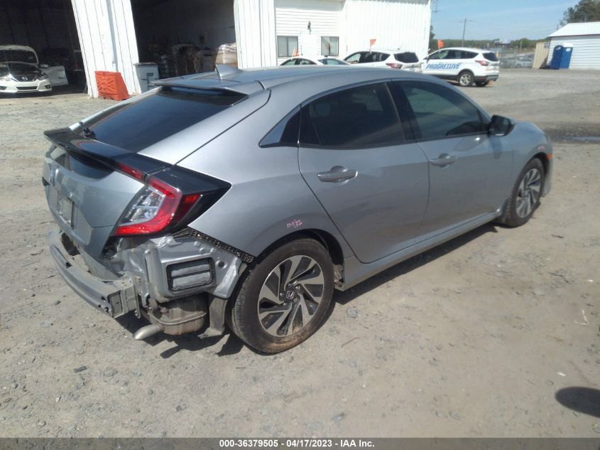 2018 HONDA CIVIC HATCHBACK LX - SHHFK7H21JU217237