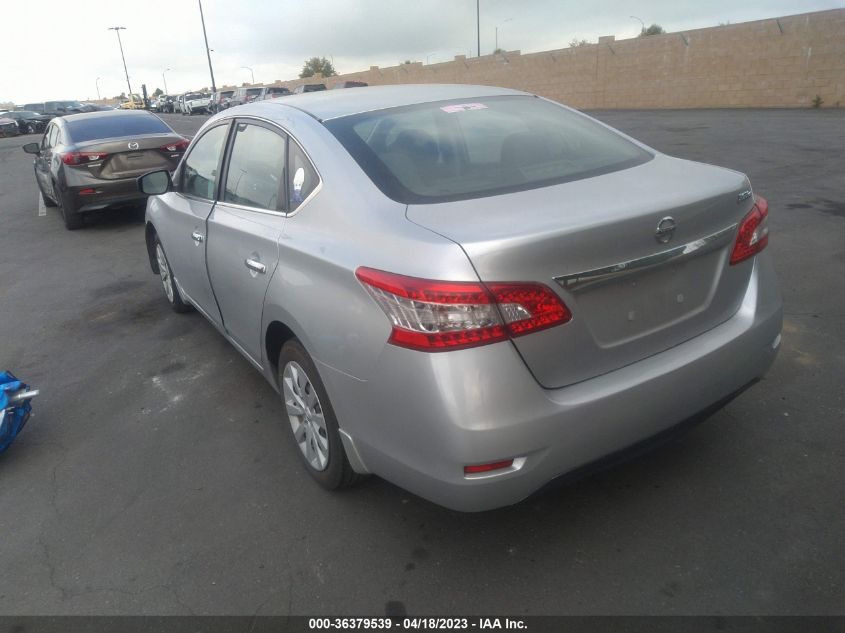 2015 NISSAN SENTRA S - 3N1AB7AP0FY365864