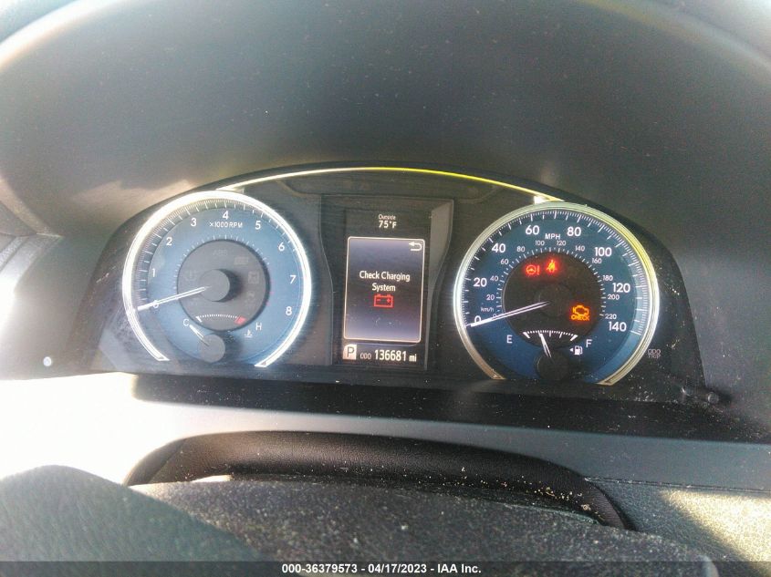 2017 TOYOTA CAMRY XLE/SE/LE/XSE - 4T1BF1FK5HU662632