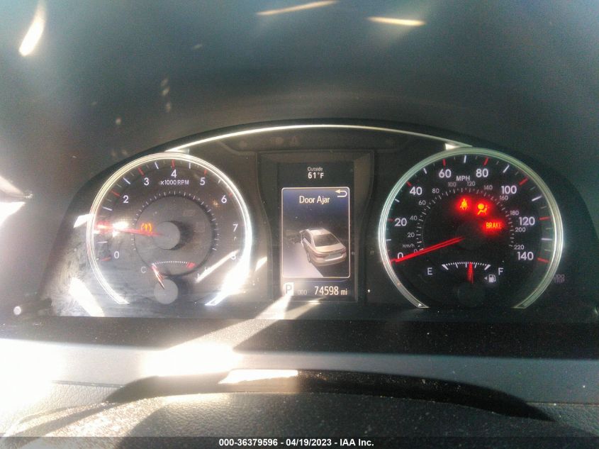 2017 TOYOTA CAMRY XLE/SE/LE/XSE - 4T1BF1FK6HU717427