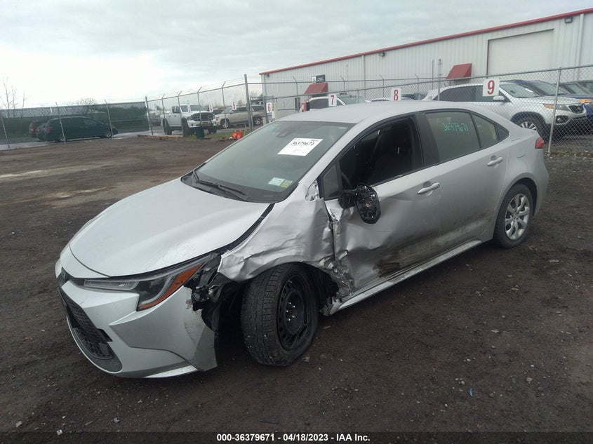 VIN JTDEPMAEXNJ201795 2022 TOYOTA COROLLA LE