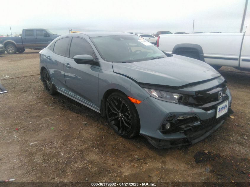 2021 HONDA CIVIC HATCHBACK SPORT - SHHFK7H46MU207485