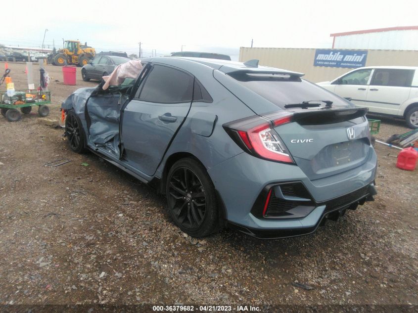 2021 HONDA CIVIC HATCHBACK SPORT - SHHFK7H46MU207485