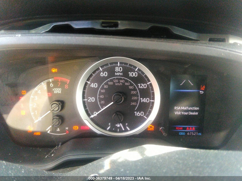 VIN 5YFEPMAE9MP191058 2021 TOYOTA COROLLA LE