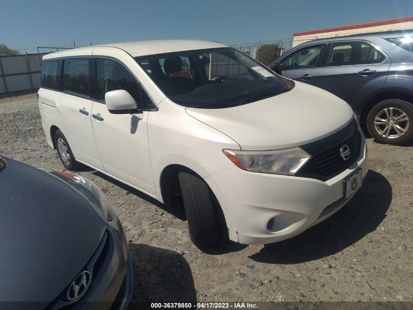 2013 NISSAN QUEST S - JN8AE2KP3D9071002