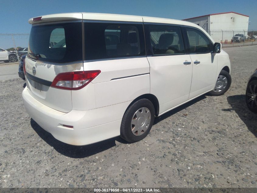 2013 NISSAN QUEST S - JN8AE2KP3D9071002