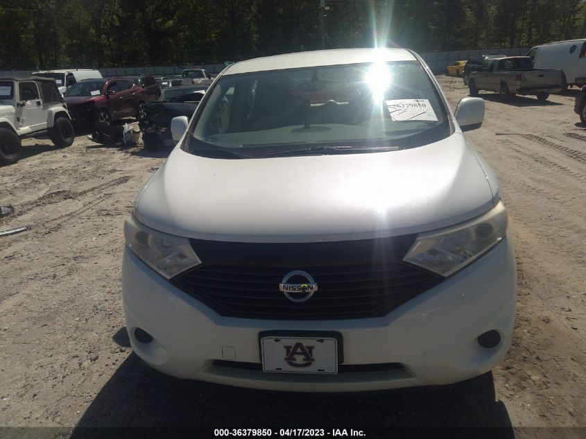 2013 NISSAN QUEST S - JN8AE2KP3D9071002