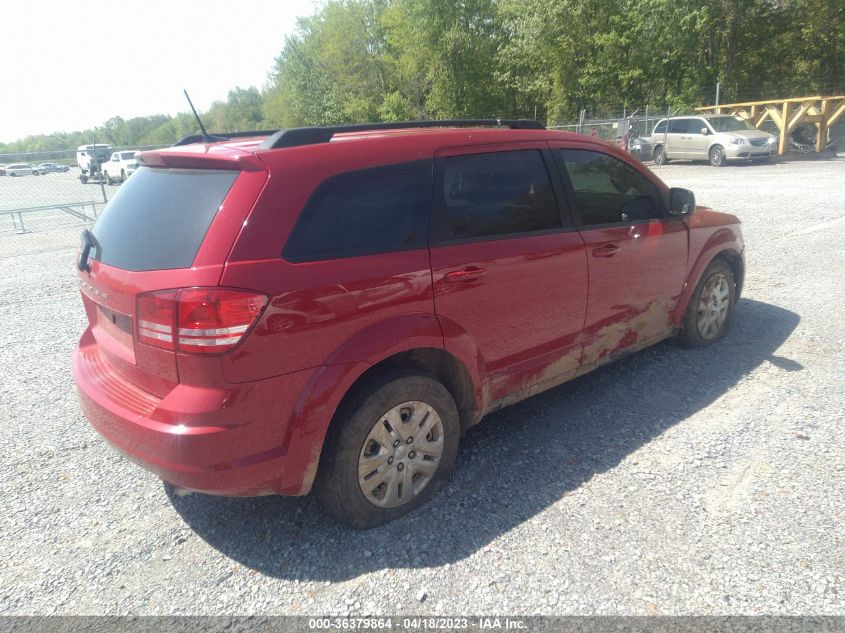 2020 DODGE JOURNEY SE VALUE - 3C4PDCAB1LT276232
