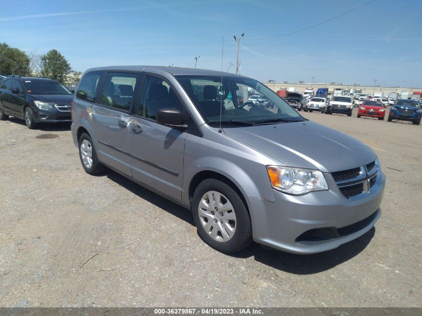 2015 DODGE GRAND CARAVAN AMERICAN VALUE PKG - 2C4RDGBG9FR543442