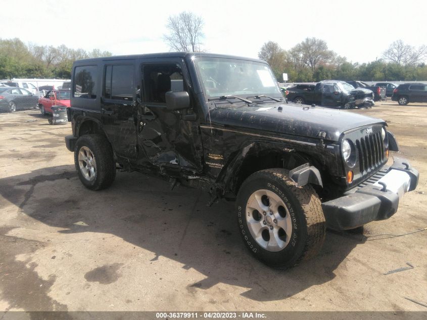 2013 JEEP WRANGLER UNLIMITED SAHARA - 1C4BJWEGXDL600396