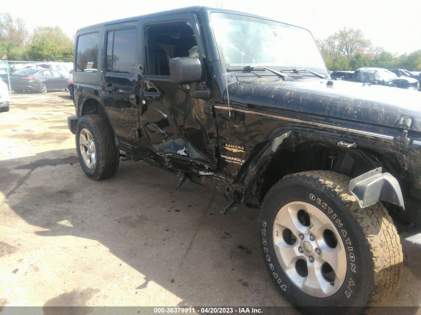 2013 JEEP WRANGLER UNLIMITED SAHARA - 1C4BJWEGXDL600396