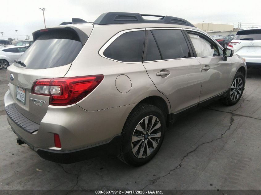 2017 SUBARU OUTBACK LIMITED - 4S4BSANCXH3376268