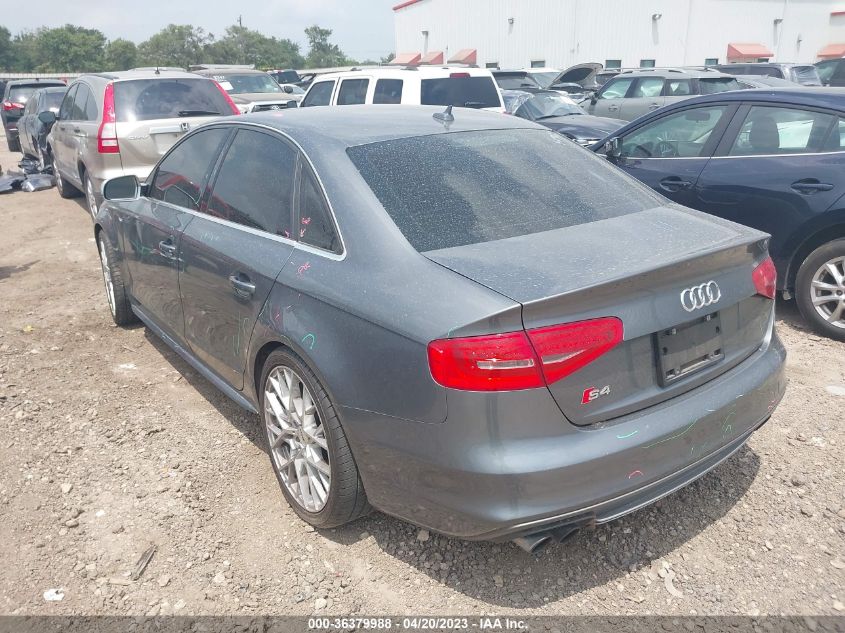 2014 AUDI S4 PREMIUM PLUS - WAUDGAFL1EA016940