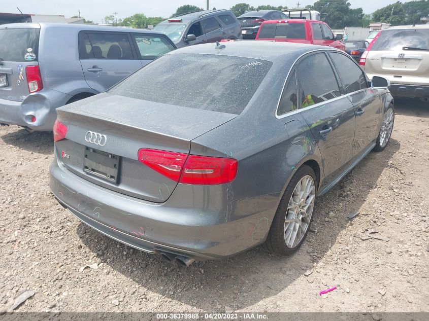2014 AUDI S4 PREMIUM PLUS - WAUDGAFL1EA016940