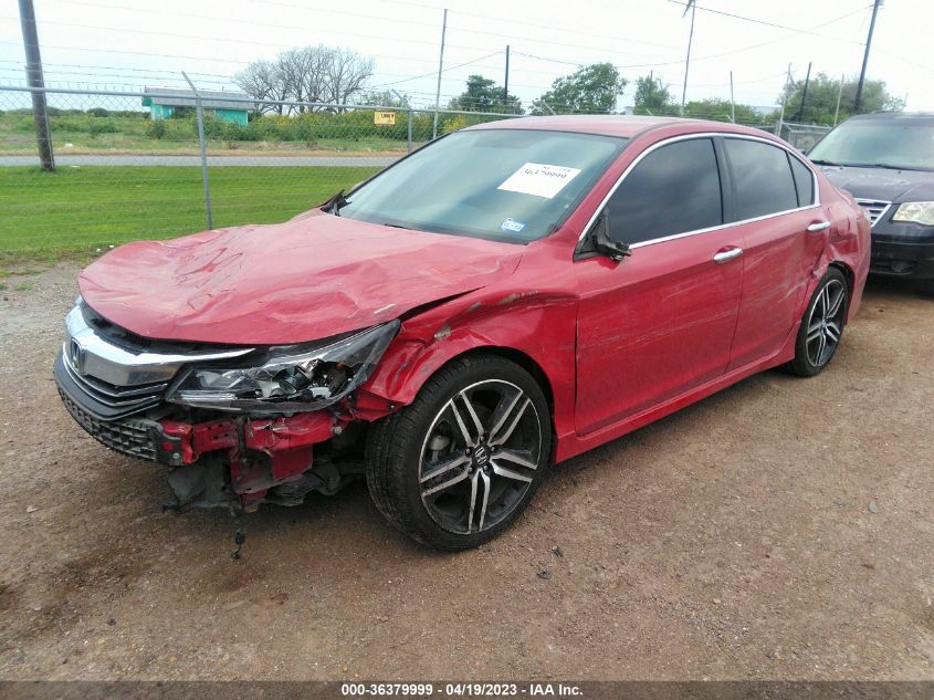 2017 HONDA ACCORD SEDAN SPORT - 1HGCR2F5BHA231933