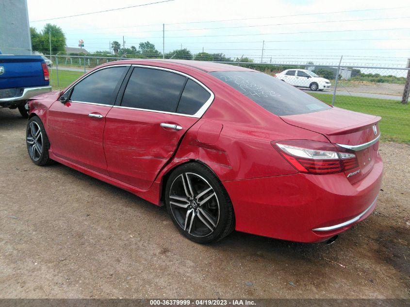 2017 HONDA ACCORD SEDAN SPORT - 1HGCR2F5BHA231933