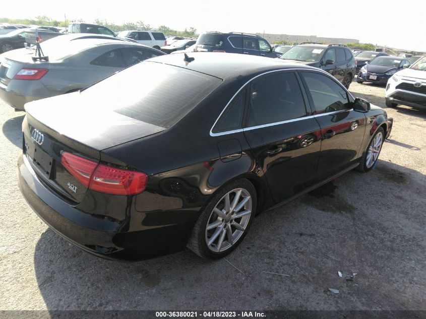 2014 AUDI A4 PREMIUM PLUS - WAUFFAFL7EA043748