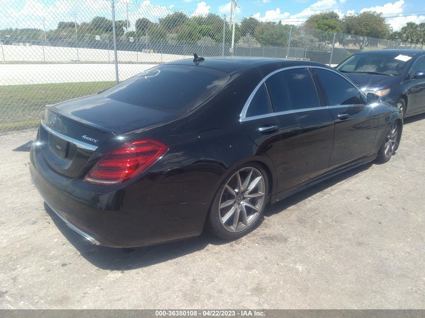Auction sale of the 2018 MERCEDES BENZ S CLASS , vin: WDDUG8GB2JA414157, lot number: 36380108