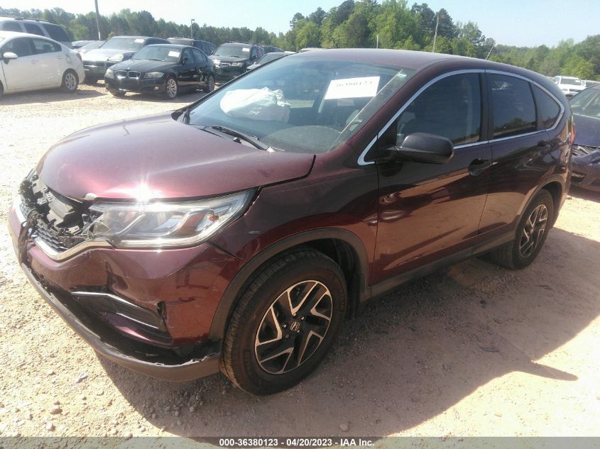 2016 HONDA CR-V SE - 2HKRM3H48GH533618