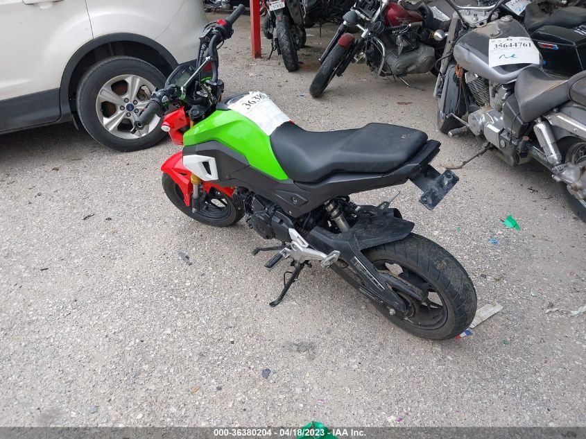 2019 HONDA GROM 125 MLHJC751XK5100857