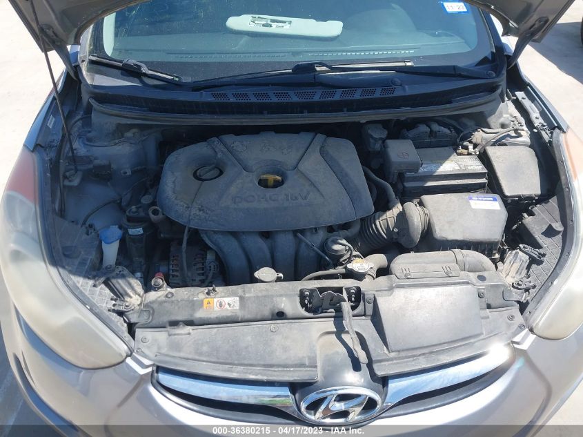 2013 HYUNDAI ELANTRA GLS PZEV - KMHDH4AE3DU660622