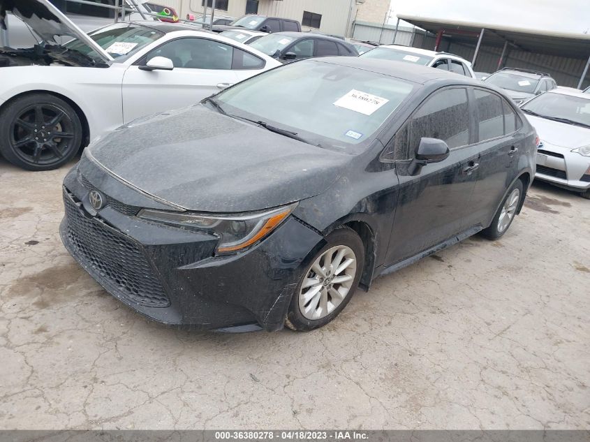 VIN 5YFHPRAE5LP023314 2020 TOYOTA COROLLA LE